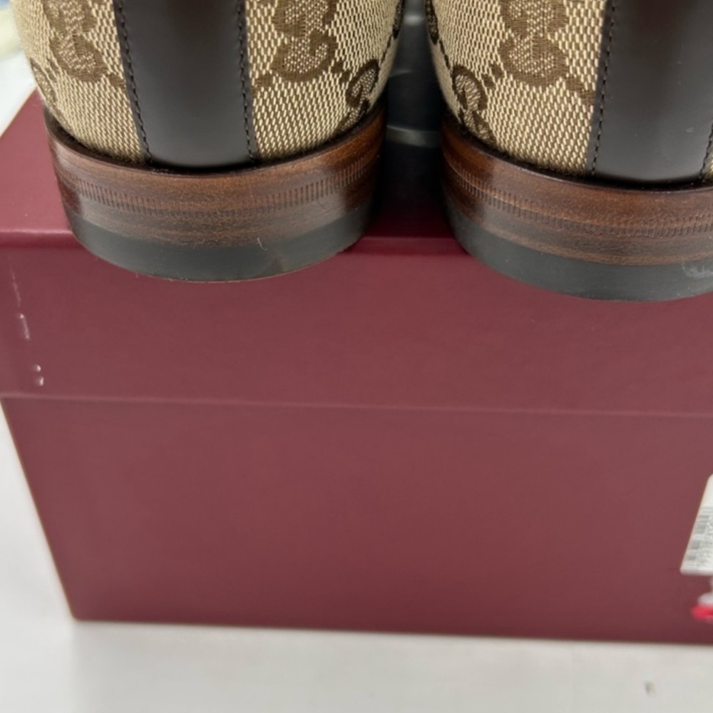 Mens Gucci Jordan horse it canvas loafers . Size 8 fits 9 . - Picture 6 of 9